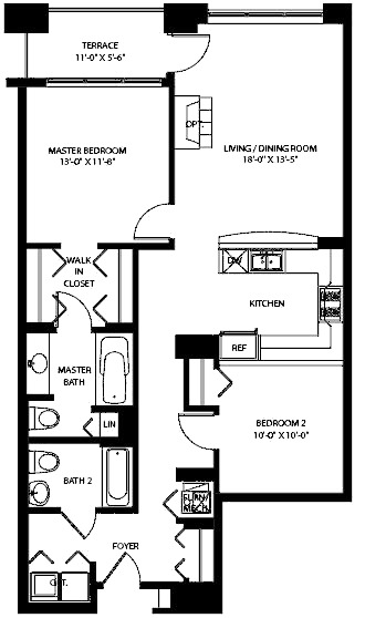 3140 N Sheffield Floorplan - 08 Tier*